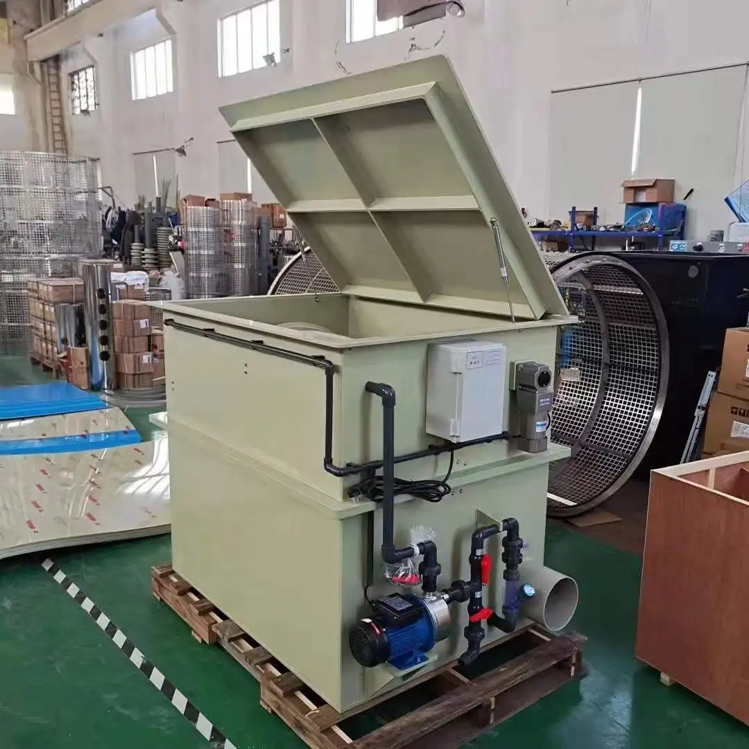 30T fresh water sea water PP drum filter rotary drum filter koi pond PP fish tank  RAS equipment