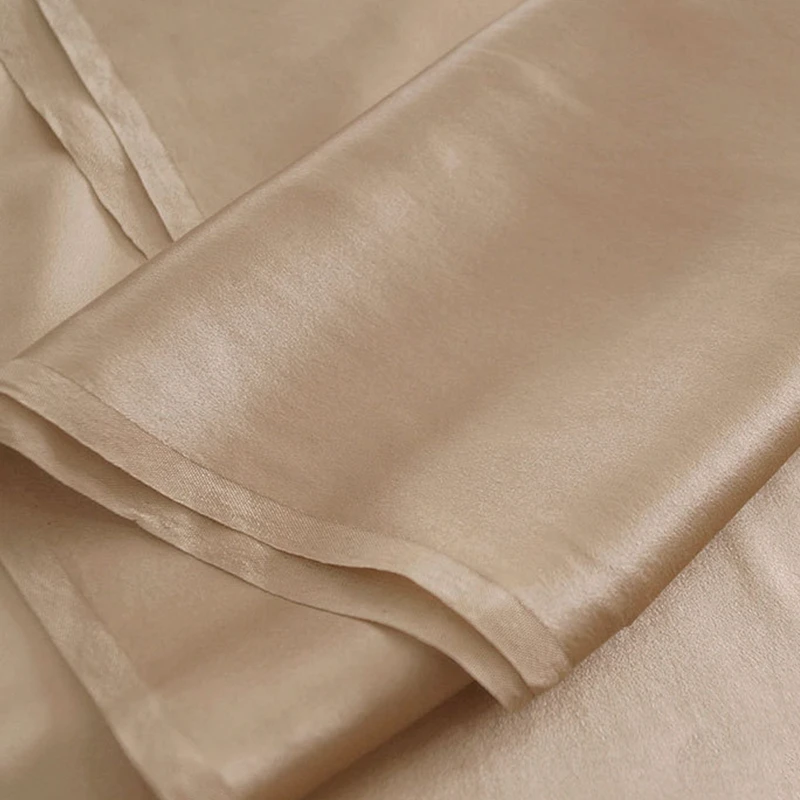
Hot sale Silk stretch satin Ready to Ship No MOQ 114cm 19mm 100% Pure Natural Mulberrry Silk Fabric 