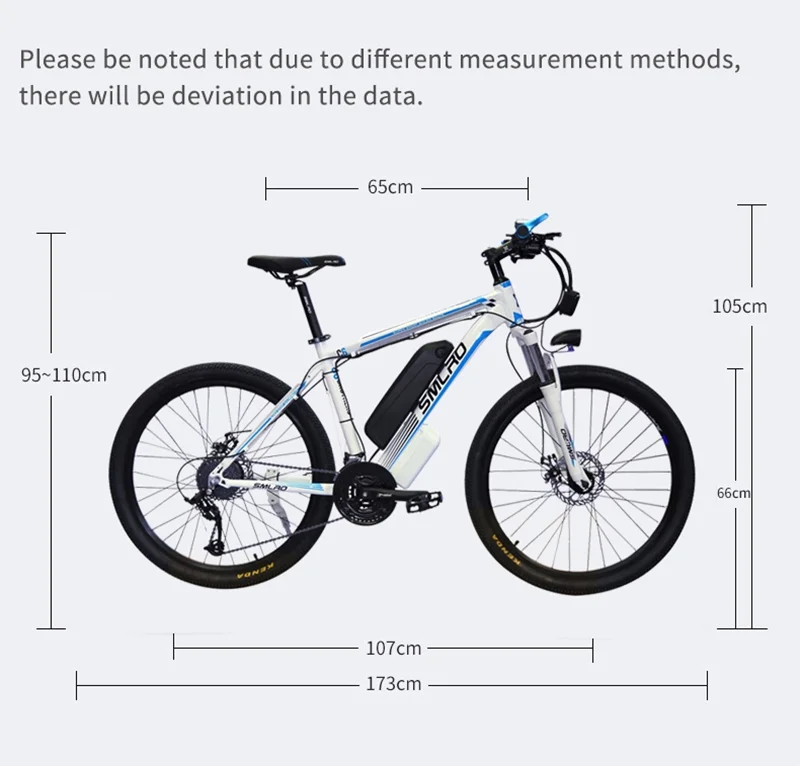 48V 1000W 13Ah Electric Bike bicycle Smlro C6 Aluminum Alloy frame 21 speed electric city bike MTB Tire 26*1.95
