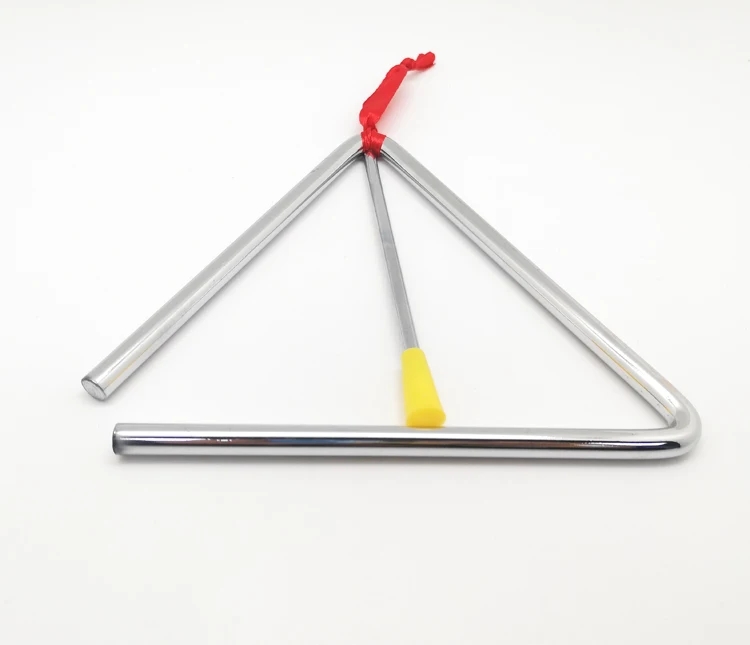 Metal Musical Instrument Triangle Percussion iron Musical Instrument Set with Striker 6 inches musical instrument