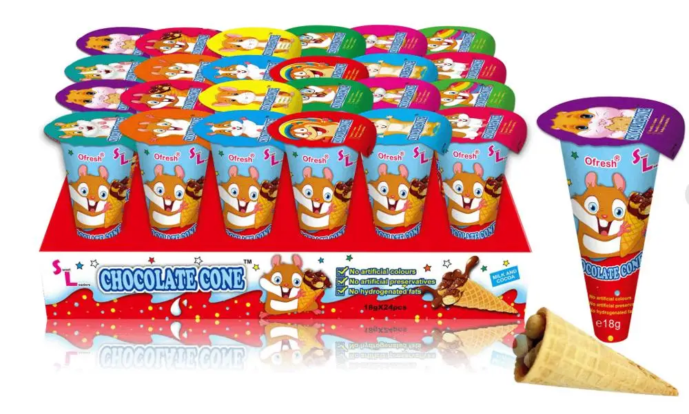 14g Ofresh Wafer Chocolate Cone