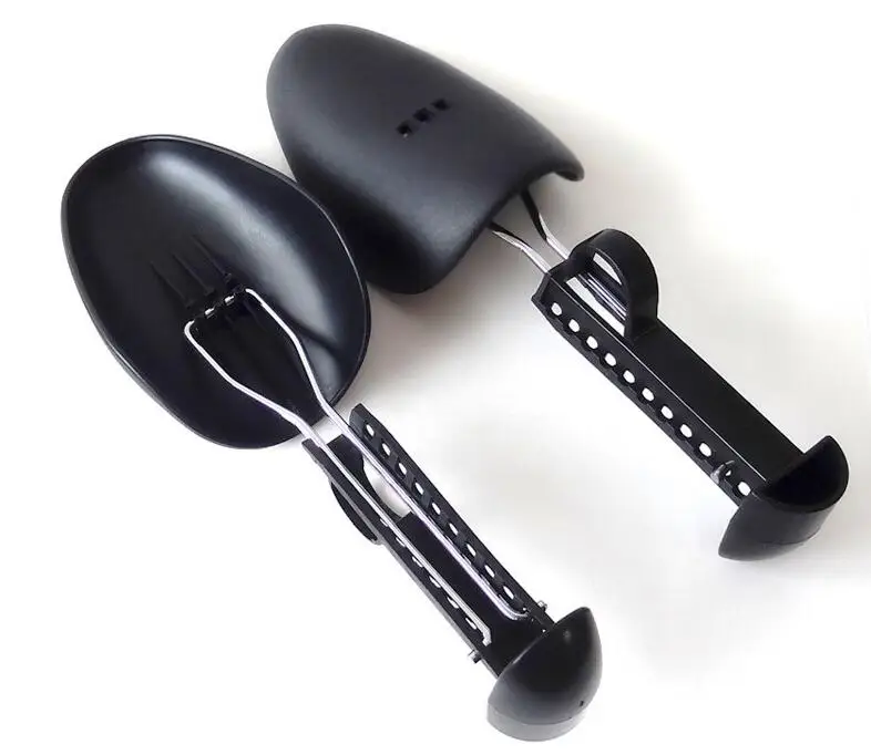 Оптовая продажа с фабрики, логотип на заказ, дешевая регулируемая пластиковая обувь, дерево для обуви, Прозрачное Дерево для обуви