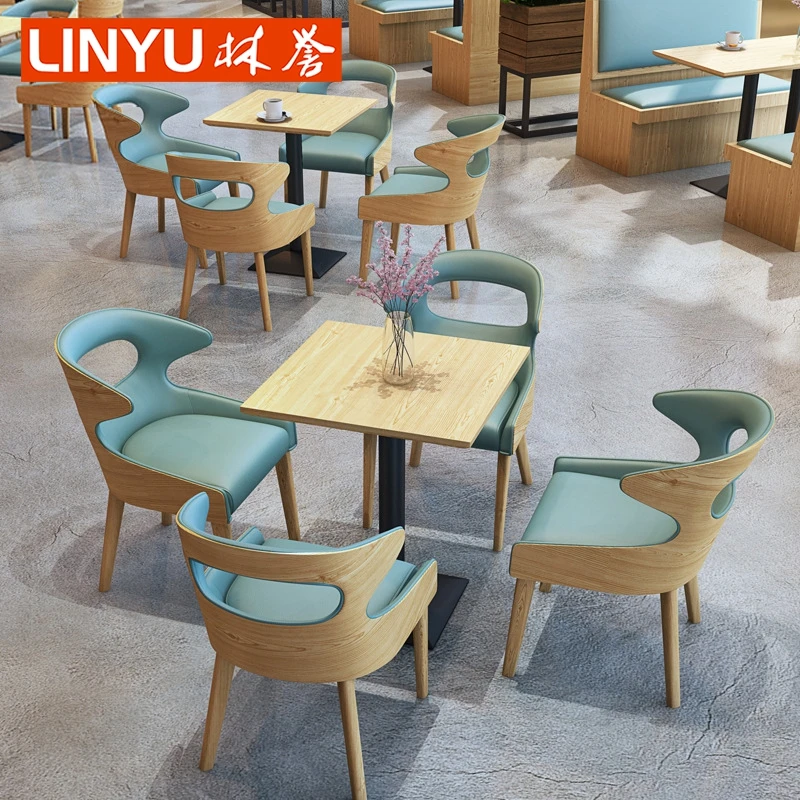 Саудовская Аравия Западной гамбургер ресторана кафе пекарня 4 местный bentwood деревянный фон HPL ламинат из обеденного стола и стульев Мебель из литого алюминия