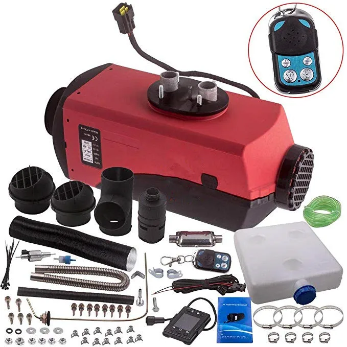 OkyRie Car Heater 12V 24V 5KW Air Diesels Fual Heater With Remote Control LCD Monitor Parking Heater For RV Motorhome Trailer