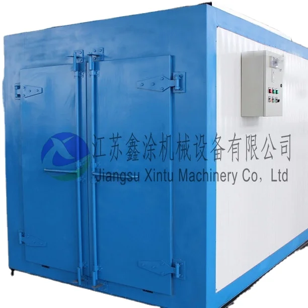 Diesel, natual gas and electric Heater Powder Coating Curing Furnace with RIELLO Burner