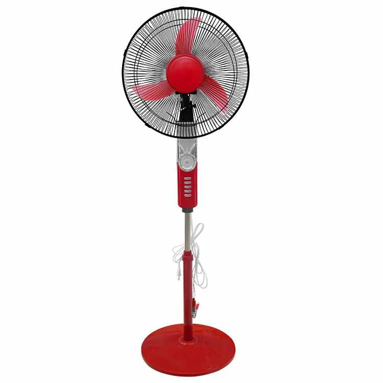16inch with solar battery/AC/DC High Power Electrical Air Cooling Stand Fan use for Home/Commercial