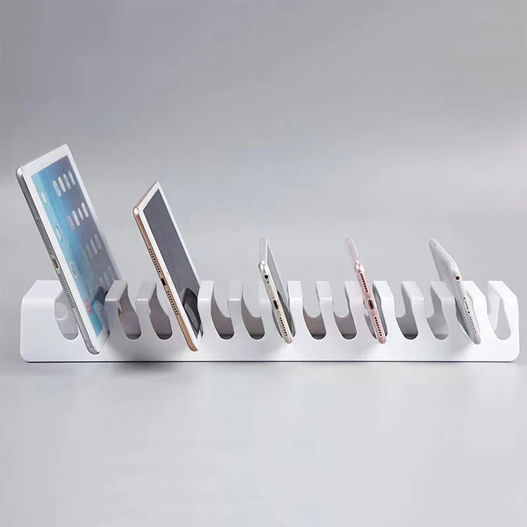 Factory wholesale 10pcs slots acrylic cellphone display counter