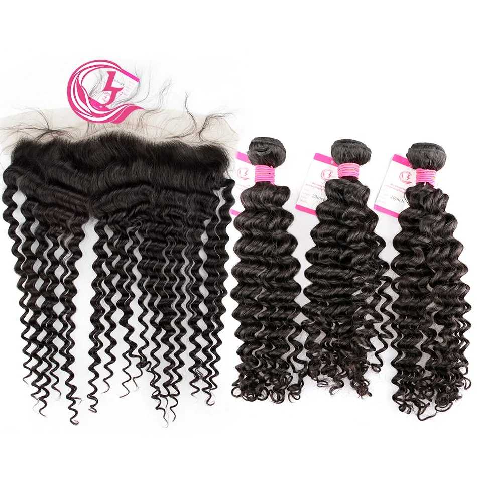 Wholesale Mink Virgin Brazilian Deep Wave Hair, Grade 9A 10A Brazilian Hair Bundles, Cheap 100% Virgin Human Hair Weave Bundles