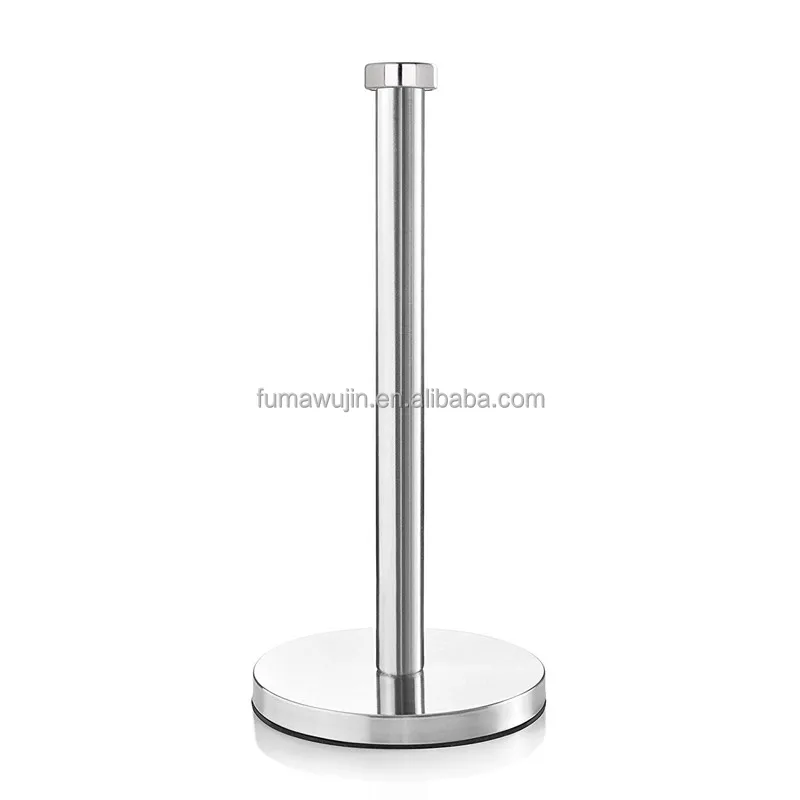 Stable Suction Cups Kitchen Tissue Holder Kitchen Paper Roll Holder Standing Toilet Paper Dispenser