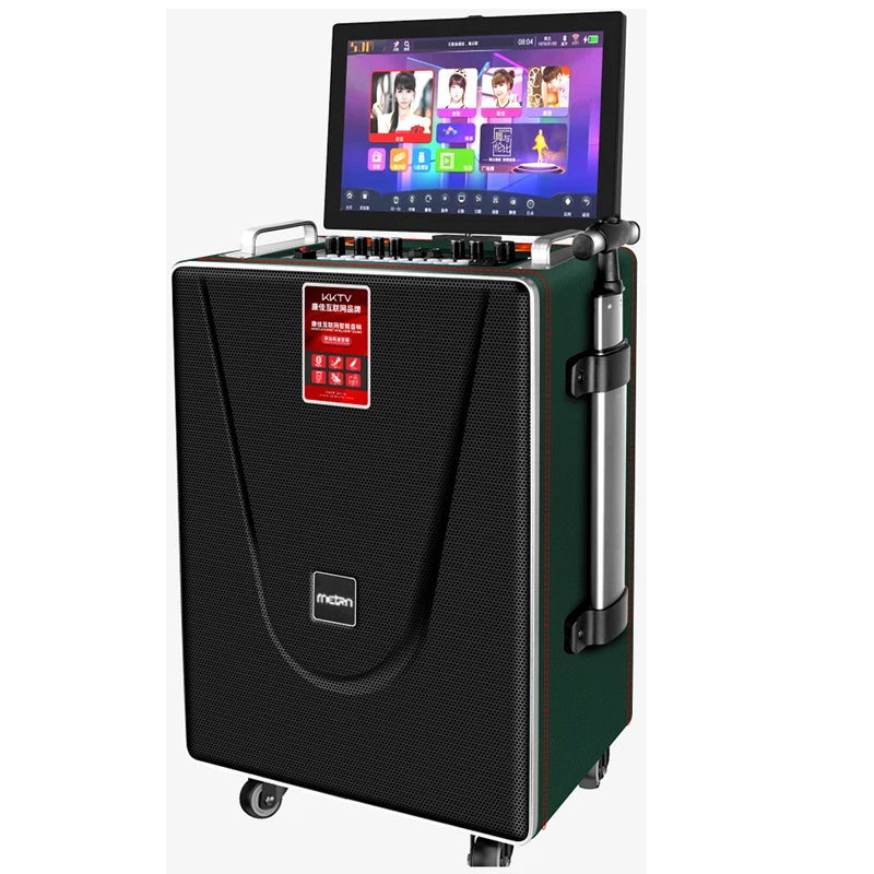 Hot Sale Portable Party Dj Wireless Outdoor Pa Wifi Trolley Speaker With Screen