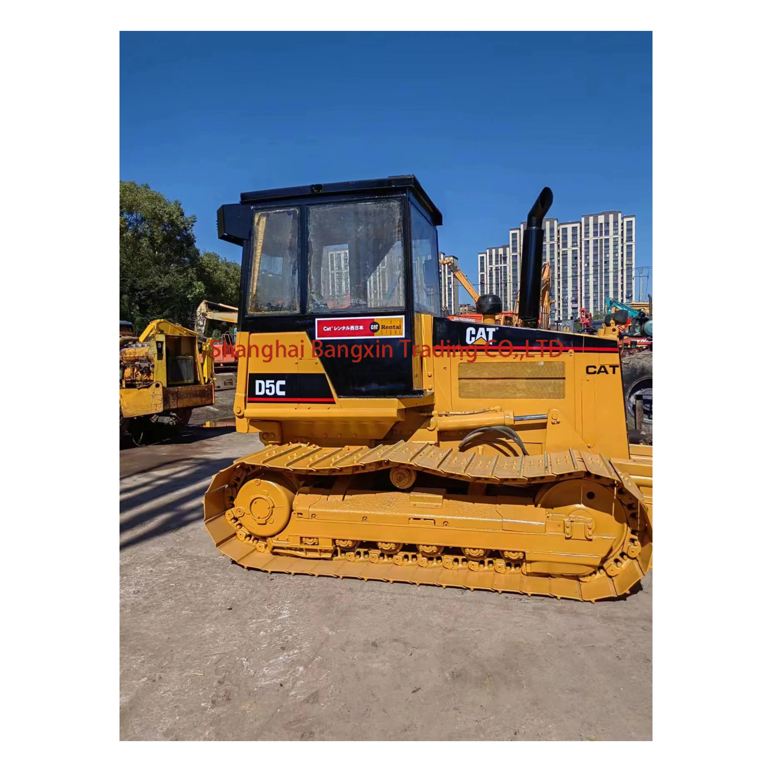 Оригинальный Япония хорошее состояние CATD5C бульдозер catpillar d5c. D5k. D4C гусеничный для продажи
