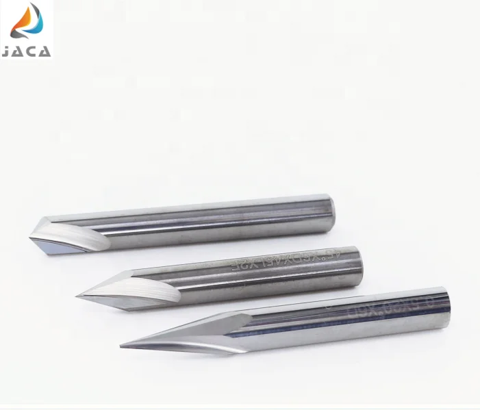 CNC Solid Carbide Chamfer Router Bits/60/90/120 Degree V-groove Milling Cutter For Wood,Aluminum,Steel