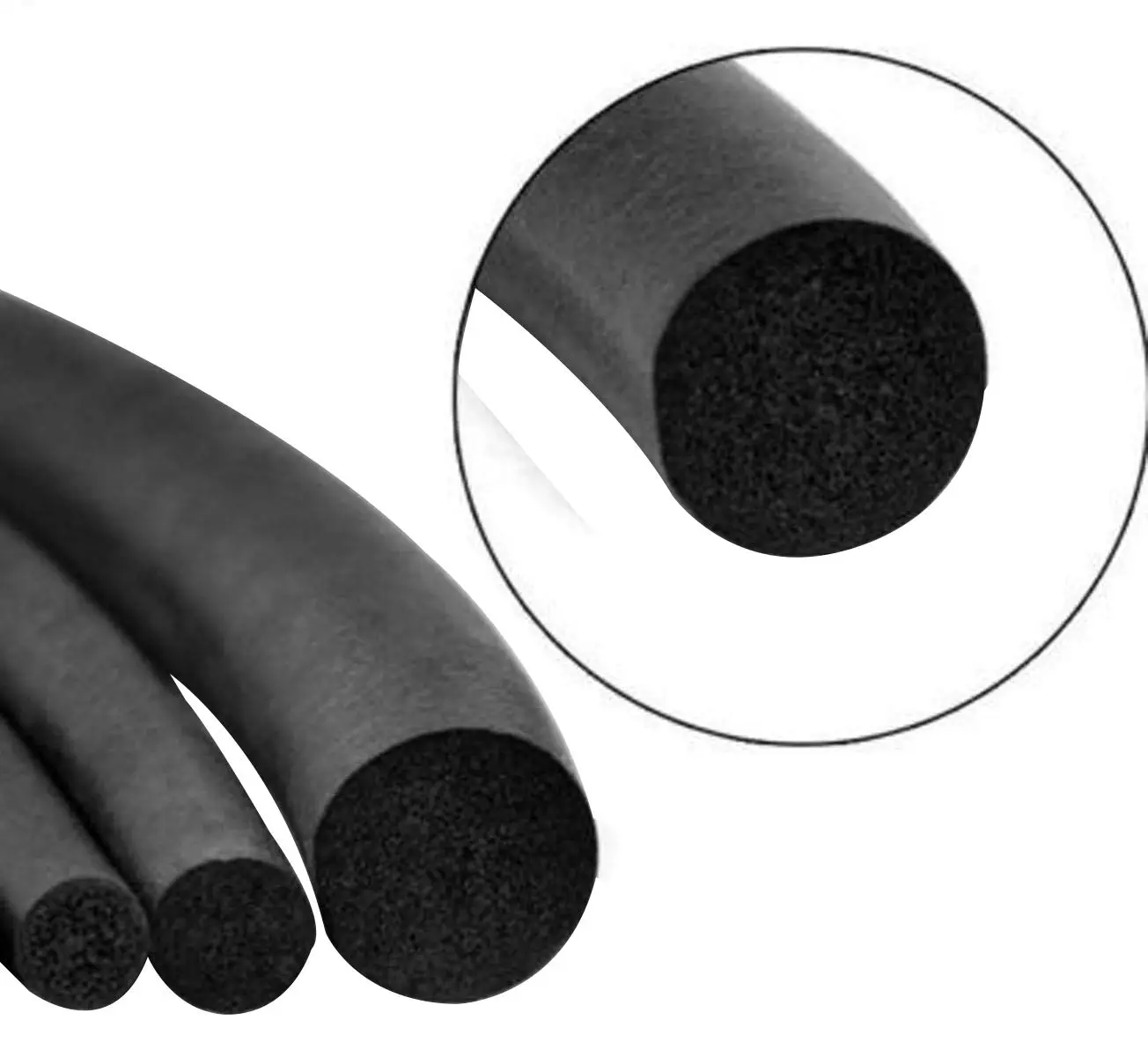 Heat Resistant Flexible Soft Cell EPDM & NBR/PVC Rubber Foam Pipe Insulation Tube