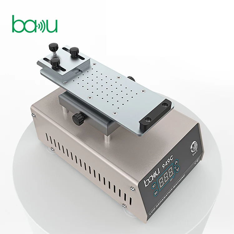 BAKU new product 360 rotating phone repair screen separator machine BAKU ba-949c heating fast lcd screen separator lcd separator
