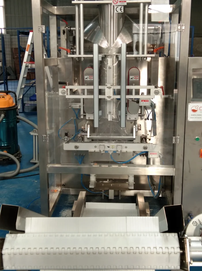 Automatic VFFS Sanitizer Shampoo Hair Cream Washing-up Chemical Liquid Pouch Bagging Packing Machine