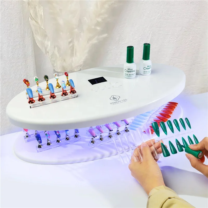 Профессиональная УФ светодиодная лампа для ногтей 256 Вт маникюрная быстрая Сушилка УФ-лампа