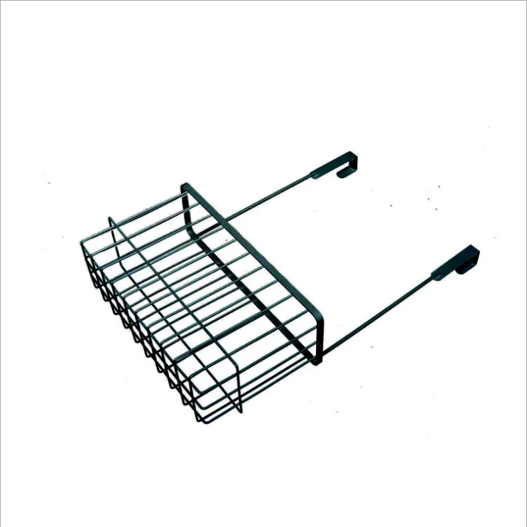 Over the Cabinet rack door rear basket rectangular bathroom cabinet door grid wire hanging baskets