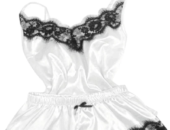 Hot style sexy lace comfort home ladies pajamas lace two-piece set from china buying agent