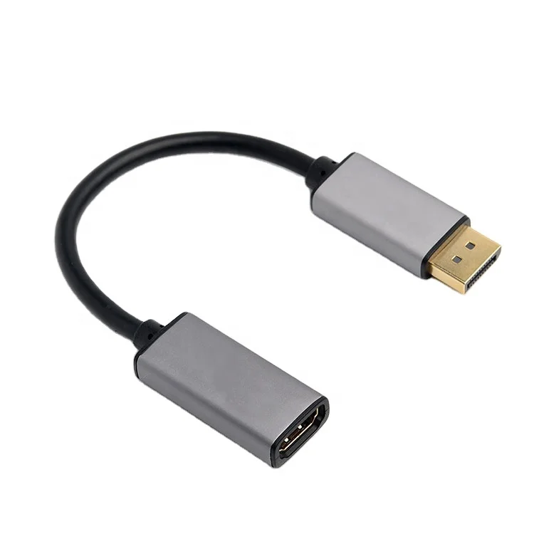 Manufacturers Supply High Speed Gold Plated Dp To Hdmi Adapter Cable 4k High-definition Projector Displayport To Hdmi Converter