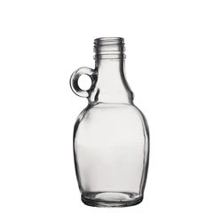 Berlin Packaging 1.8L Transparent Beverage Milk Growler Jug drinking juice 0.5 Gallon glass jug set