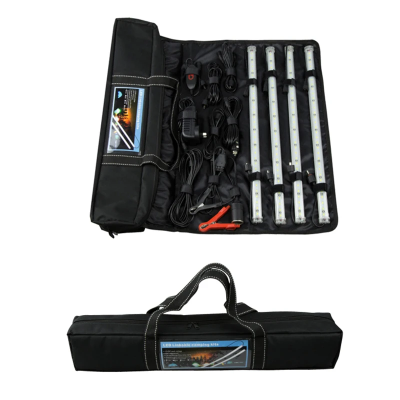 Dc12v Led Camping Light Bar Kit 5050 Smd Rigid Waterproof Strip Caravan Camper Lighting -