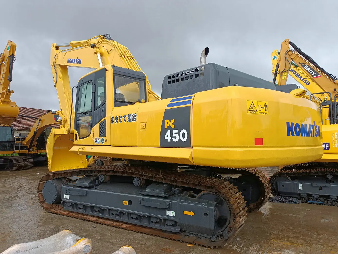 Large mining machinery Komatsu PC450 used excavators PC450-8 excavators digger 45 tons PC450-7 crawler excavator sold well