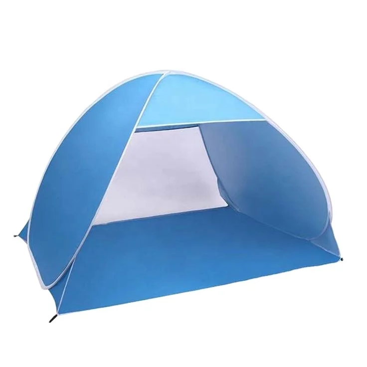 Pop Up Beach Tent  Mini Size Beach Shelter Tent for UPF 50 UV Protection Instant Portable Beach Sun Shade Tent with Carry Bag