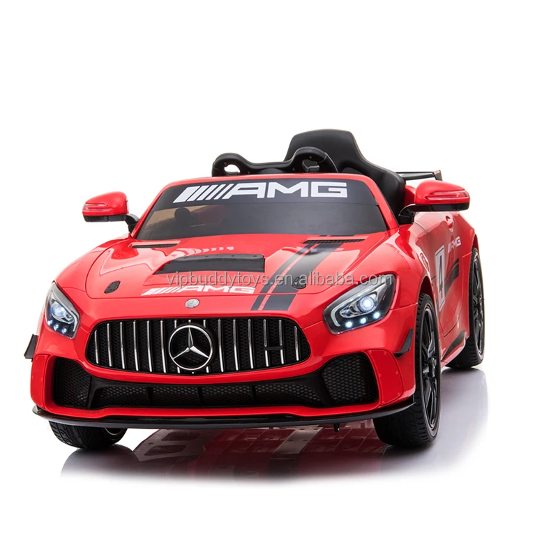 VIP BUDDY Licensed Mercedes Benz GT4 Baby Ride-on Toy Kids Cars Electric Ride on 12V License Mercedes