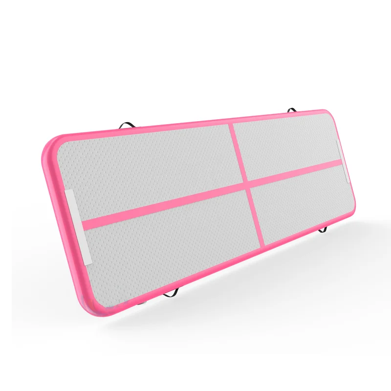 Factory price 5m inflatable air track mats air track gymnastics inflatable floor pump mat for home gym