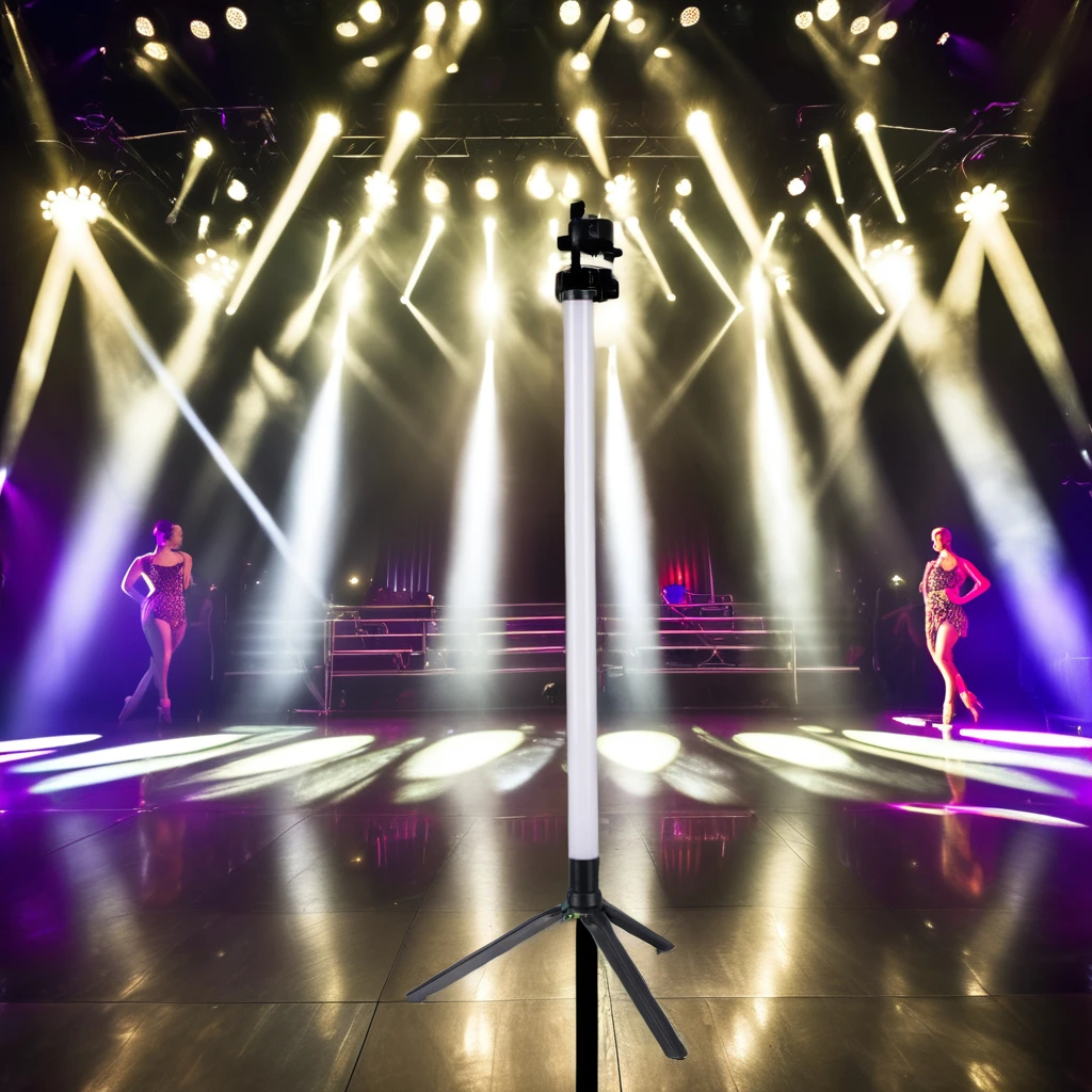 New 2.4G WiFi LED Stage Lights Programmable Hondys Wireless Battery Tube RGBW up Lighting for DJ Wedding and Party