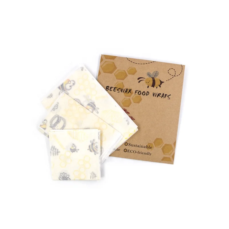 Eco Friendly  Beeswax Food Wraps/Reusable Bees Wax Food Wrap