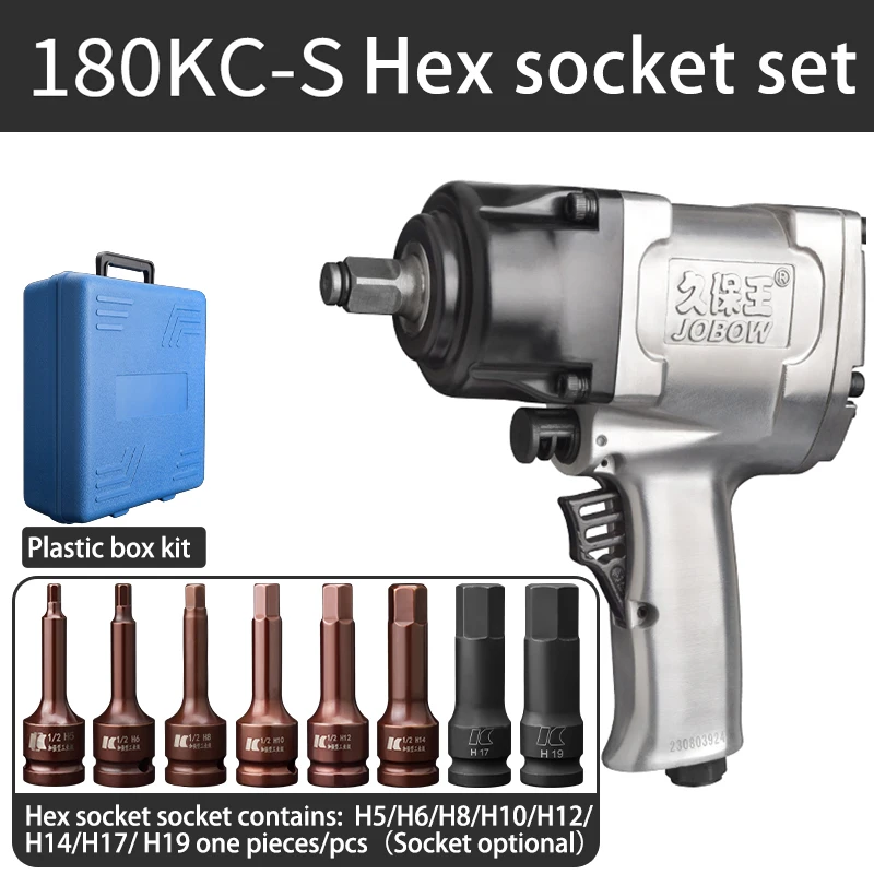 1/2 Industrial Grade Pneumatic Wrench Large Torque Auto Repair Tool Special Air Batch Hex socket Mould Air  Impact Gun