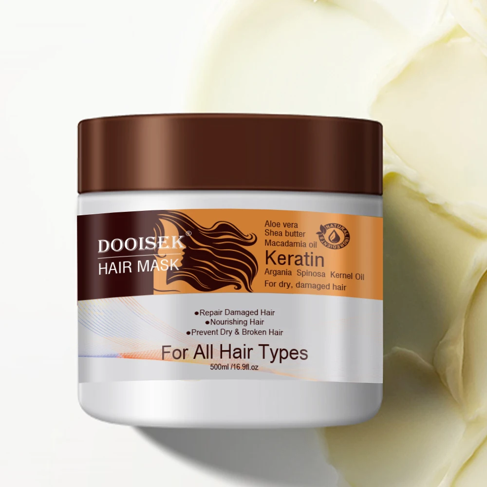 Latest Formula Keratin Vitamin E Collagen Nourishing Herbal Extracts And Essences Repair Hair Mask Dry Shampoo Spray