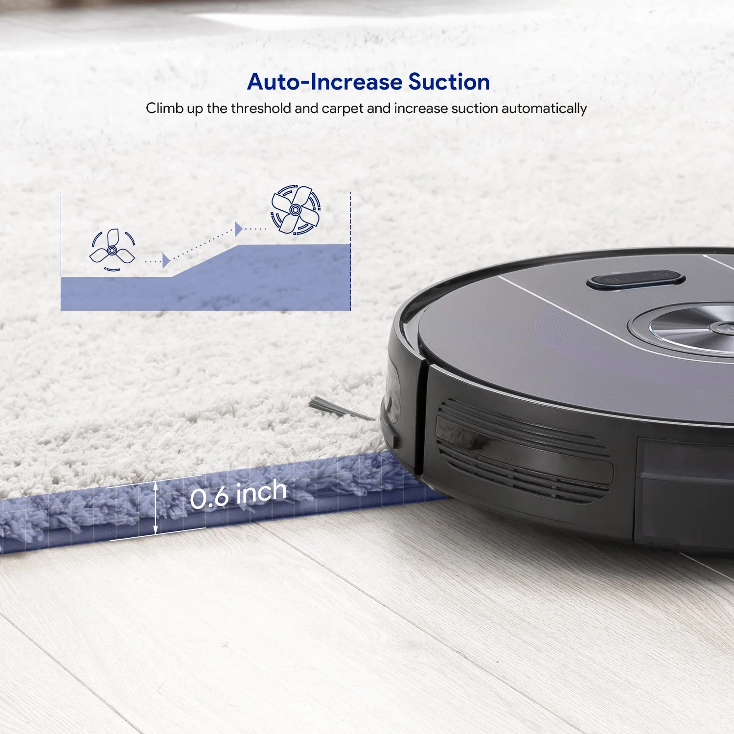 Bagotte BG800 Max Home Appliance Wet and Dry Floor Sweeper Aspiradorat Clean Smart Self Cleaning Vacuum Robot