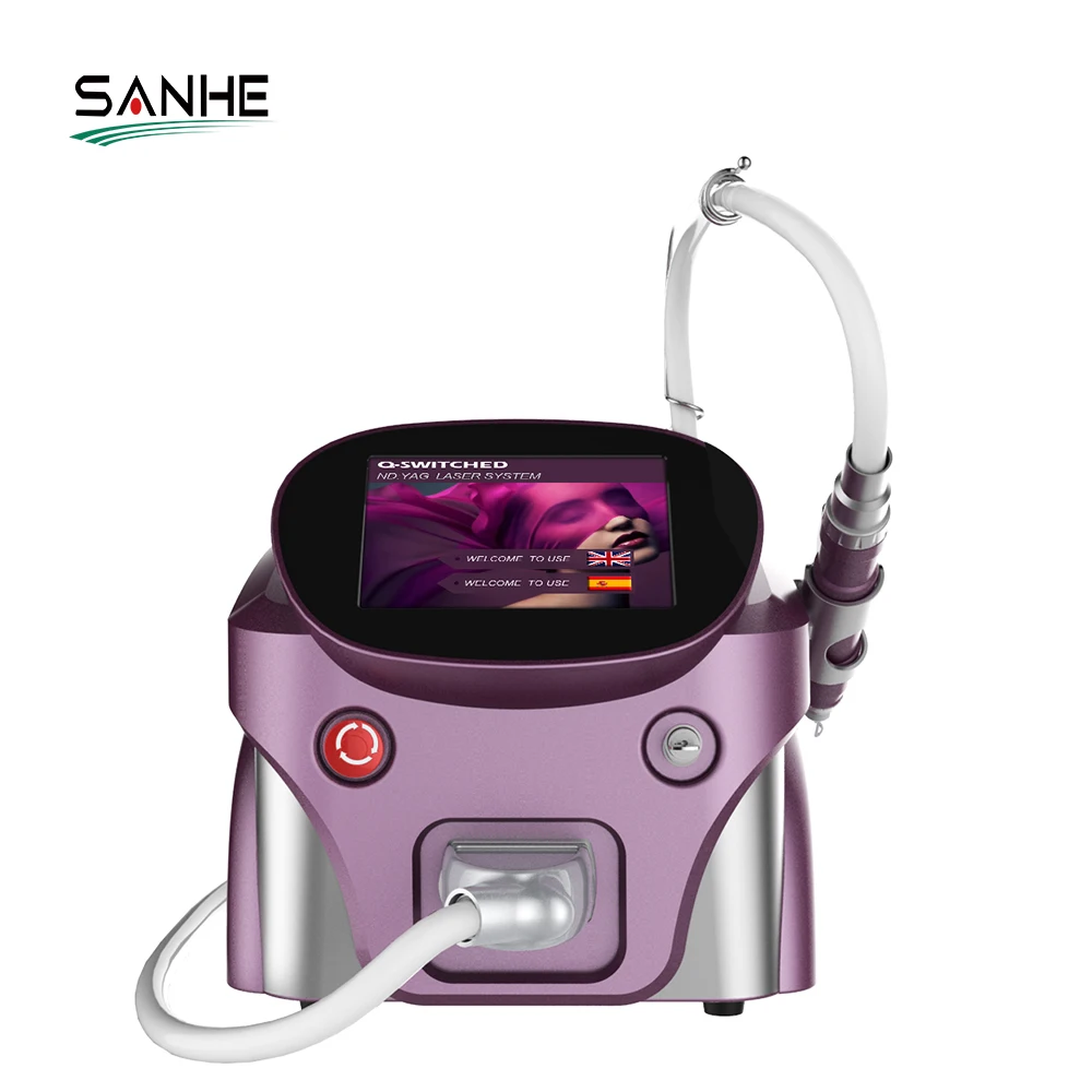 Portable Pico Laser Tattoo Removal Machine Low Price Picosecond Beauty Device for Sale ND YAG Laser