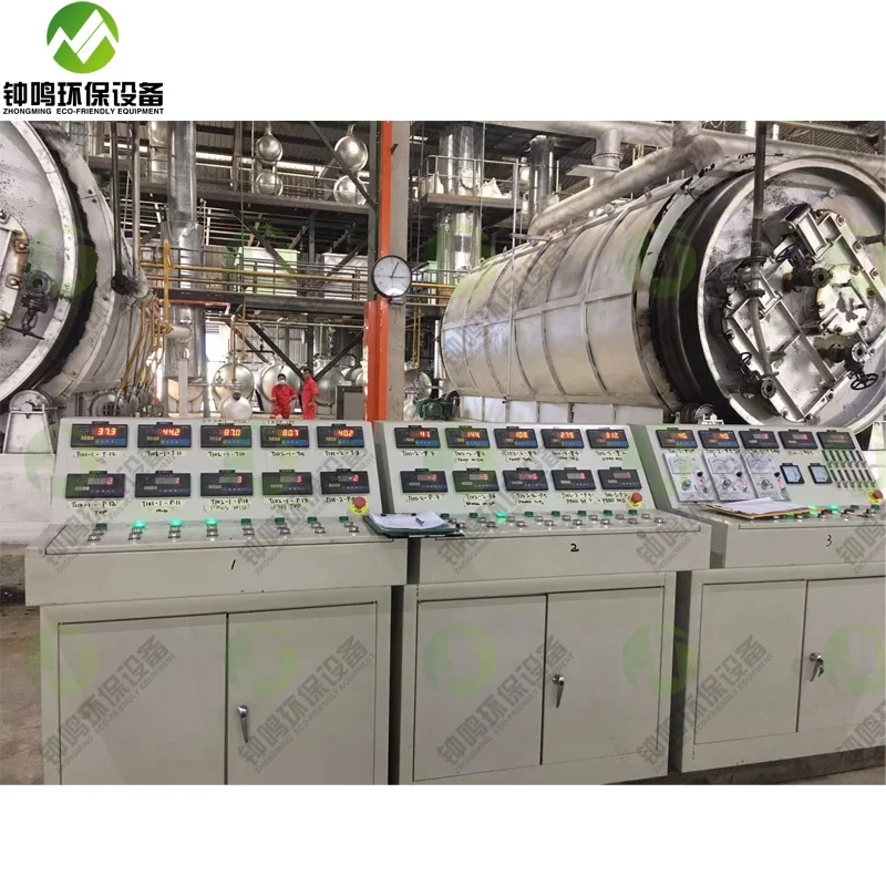 Fully Continuous Automatic Equipment for Re Refining of Used Lubricating Oil and Plastic Oil