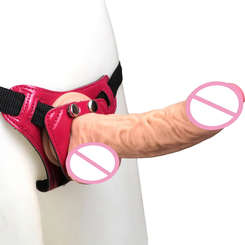 Реалистичный фаллоимитатор, вибратор, большой член для лесбиянок, большой член, мужской секс, телесный гей, силиконовый пенис, фаллоимитатор без бретелек