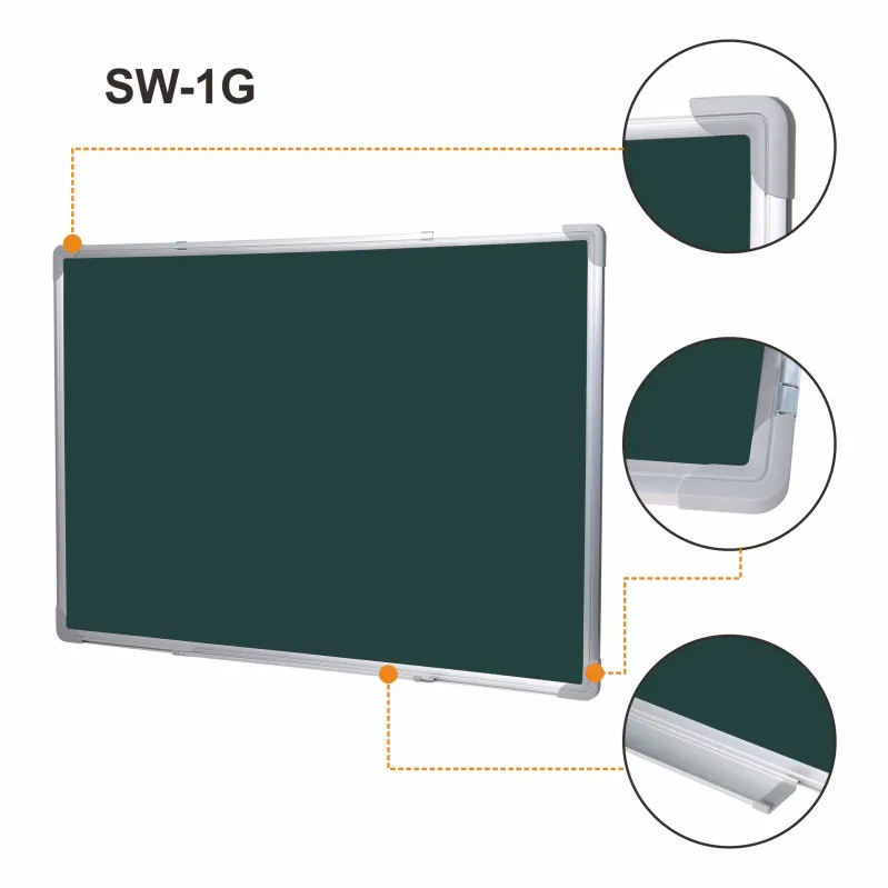 Chalkboard Good Selling Wholesale White Chalkboard Wooden Frame Wall Chalk Board