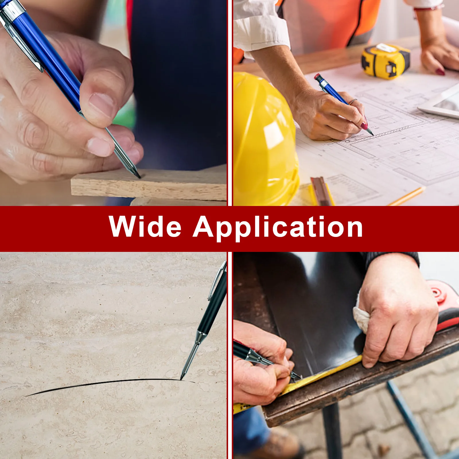 Fine Point Best Marking Tools  Solid Mechanical Pencils Carpenter Pencils Set