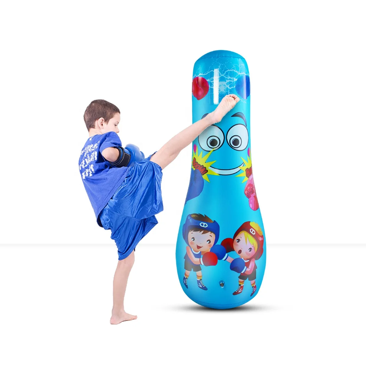 2023 new style kids sanding inflatable boxing man punching bags for sale