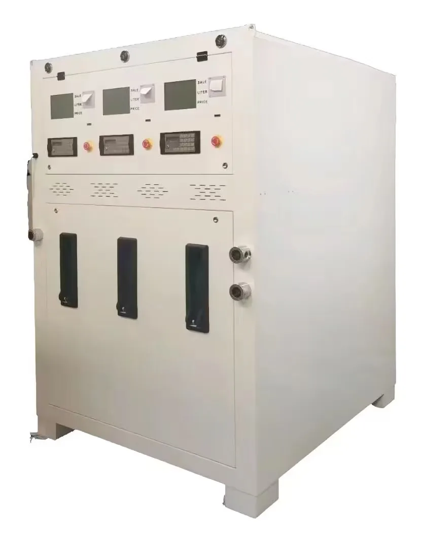 6000L 3hoses Portable Fuel Mobile Dispenser Mini Gas Station  Micro Petrol Filing Station With Tank