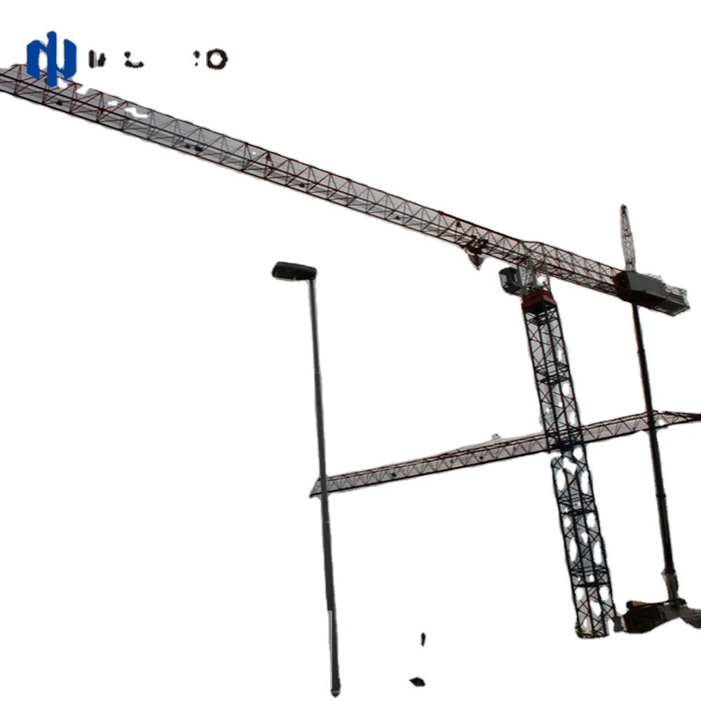 High quality Competitive Price 8 tons 6010 topless tower crane QYZ80B with CE certificate