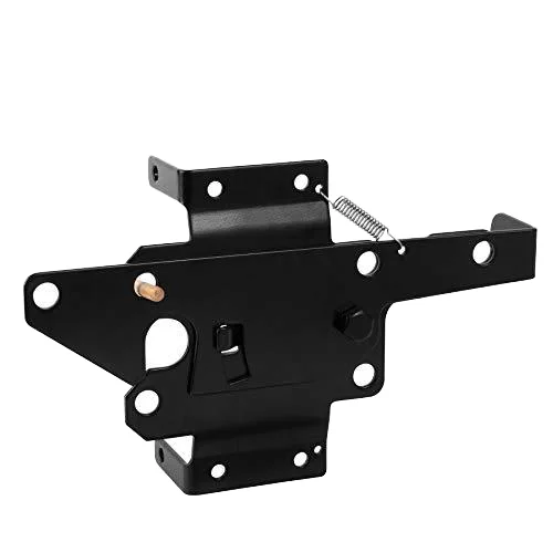 Modern Stainless Steel Wood Fence Post Latch Black Vinyl Gate Latch with Zinc Plastic Safety Door Accessory for Fencing Trellis