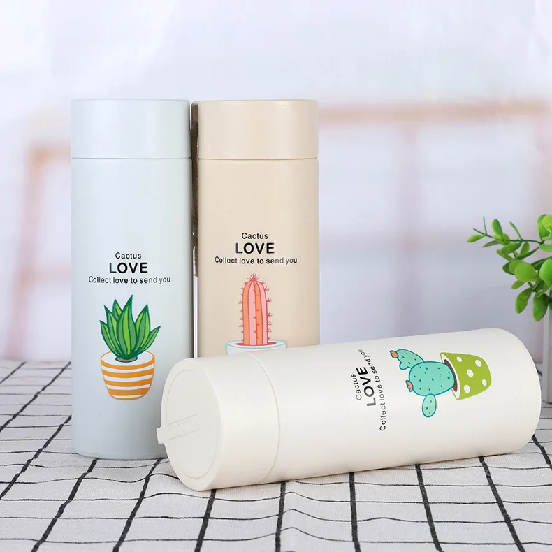 Creative Portable Portable Glass Cup Gift Advertising Water Bottles Printing Logo