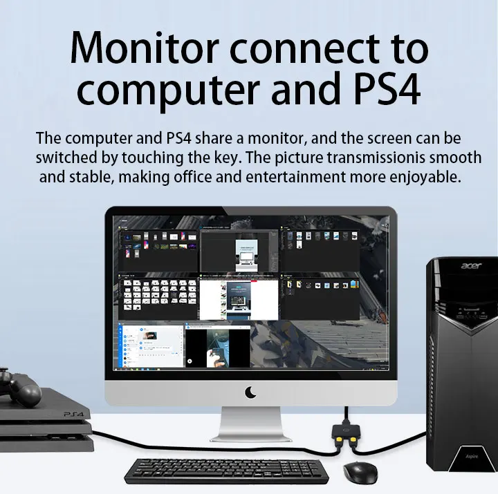 Двунаправленный переключатель HDMI, новый двойной 2-портовый 4K HDMI 2,0 двунаправленный 2x1 1x2 двухсторонний переключатель, разветвитель 1/2 HDMI, портативный вход