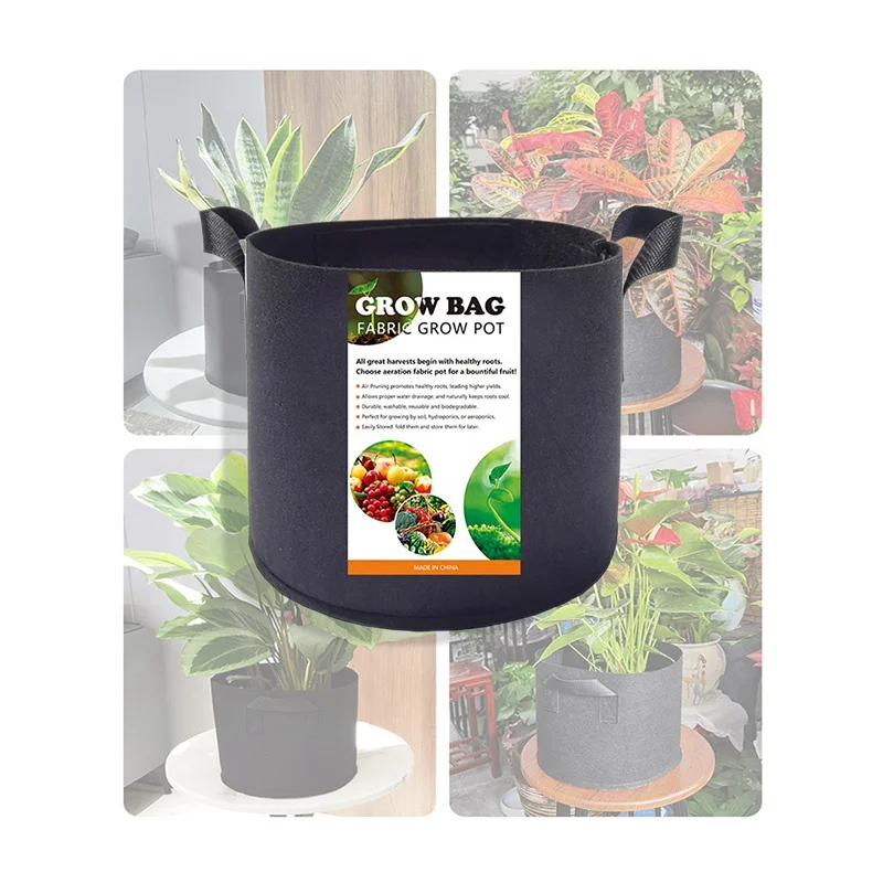 Plant Organizer Nonwoven Cover Nursery Bags Vegetable	Strawberry Seeds Planting Based Winter