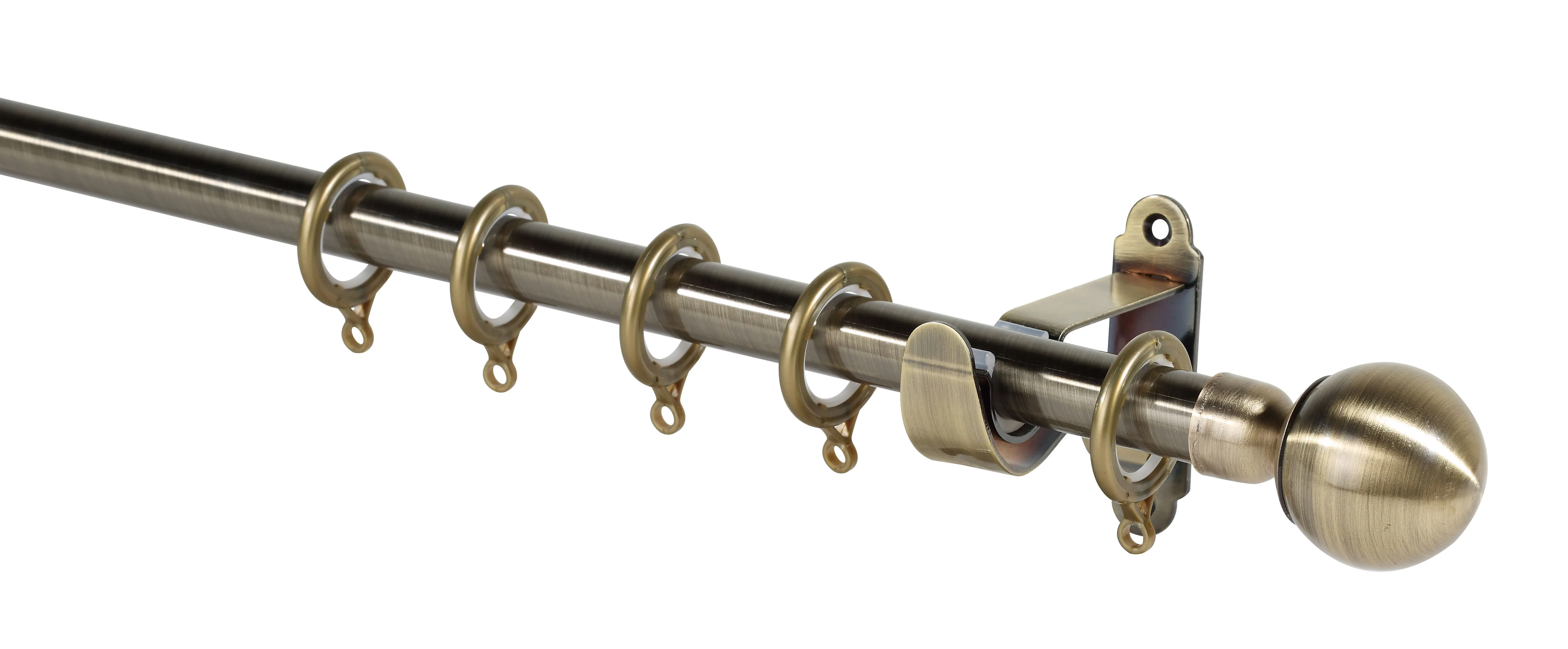 KEEWO Double Curtain Rods Sets Aluminum Alloy Finials Metal Accessories Curtain Rod Wholesale Manufacturer