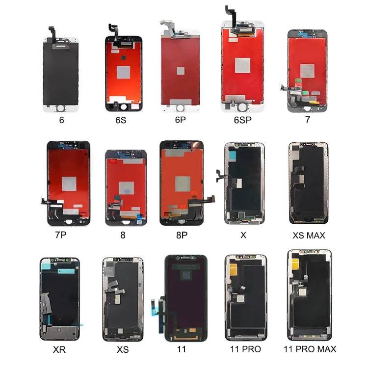 Hot Sale Mobile Phone Touch Display Incell Lcd Screen For Iphone 5 6 7 8 Plus X Xr Xs Max 11