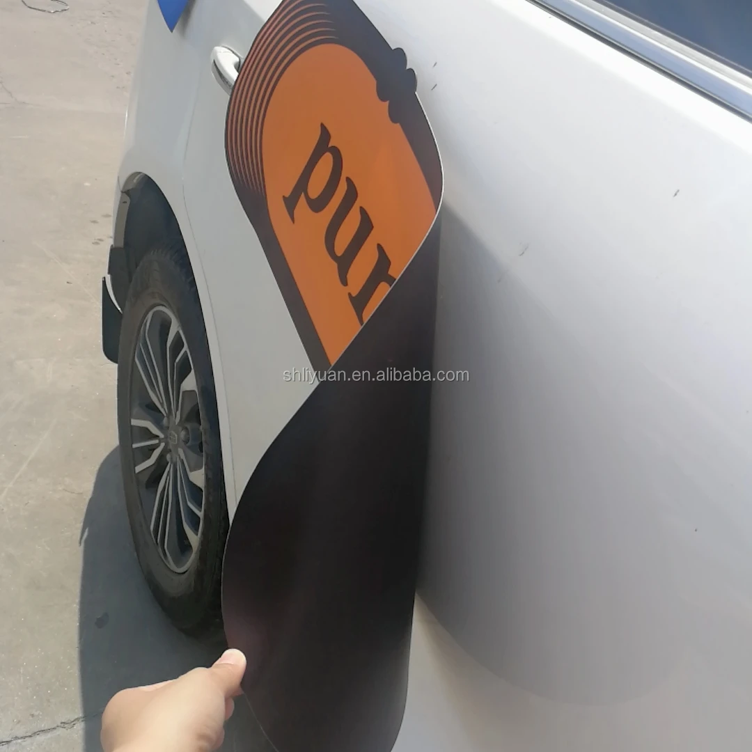Custom die cut  for advertising exquisite quality magnet vehicle sticker Products for   decorate