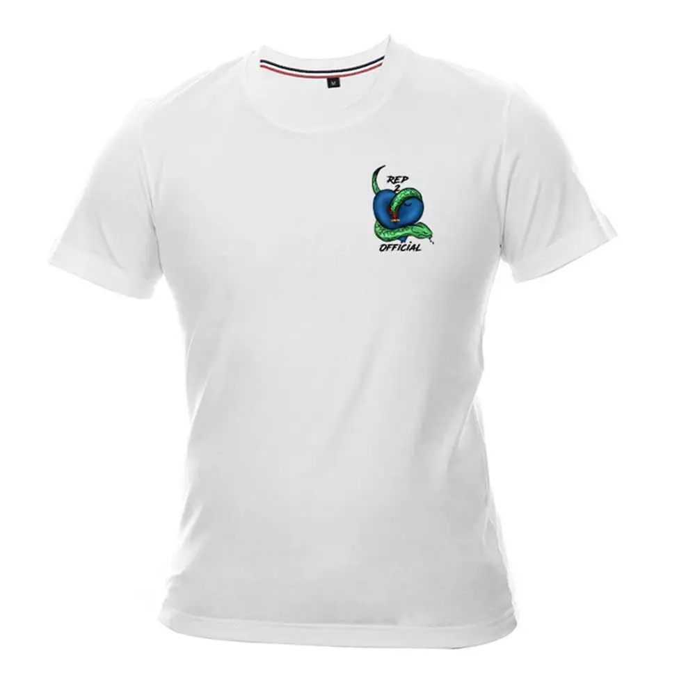 Custom Printing Cotton Blank Mens Plain White Teeshirt